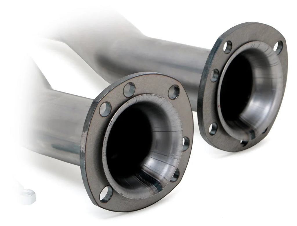 Hedman Hedders 3 in. UNI-FIT Header X-Tensions For 2-1/4 in. Exhaust Systems - Back View