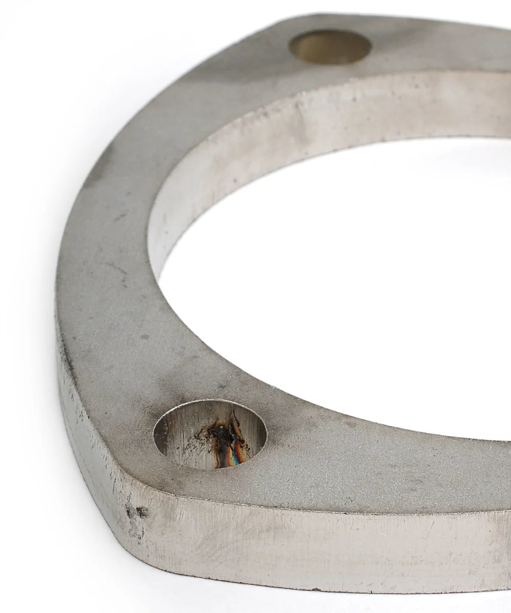 Hedman Hedders 3/8 in. Steel 3-Bolt Ring Flange for 3 in. Header Collectors - Back View