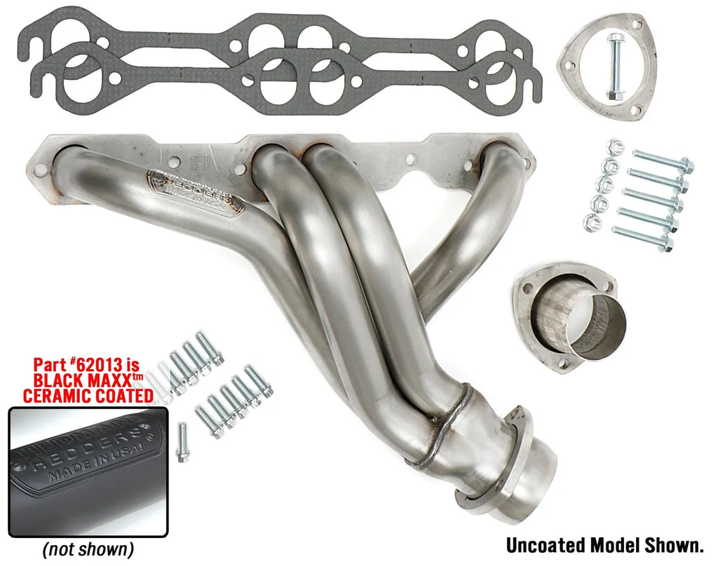 Hedman Hedders 67-87 C10/C20 SB CHEVY PICKUP (2WD); 1-5/8 in. MID-LENGTH COATED STAINLESS STEEL 62013 - Installation View