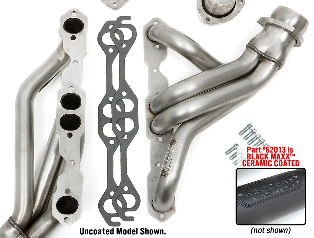 Hedman Hedders 67-87 C10/C20 SB CHEVY PICKUP (2WD); 1-5/8 in. MID-LENGTH COATED STAINLESS STEEL 62013 - Additional View 5