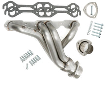 Load image into Gallery viewer, Hedman Hedders 67-87 C10/C20 SB CHEVY PICKUP (2WD); 1-5/8 in. MID-LENGTH- UNCOATED STAINLESS 62010 - Installation View