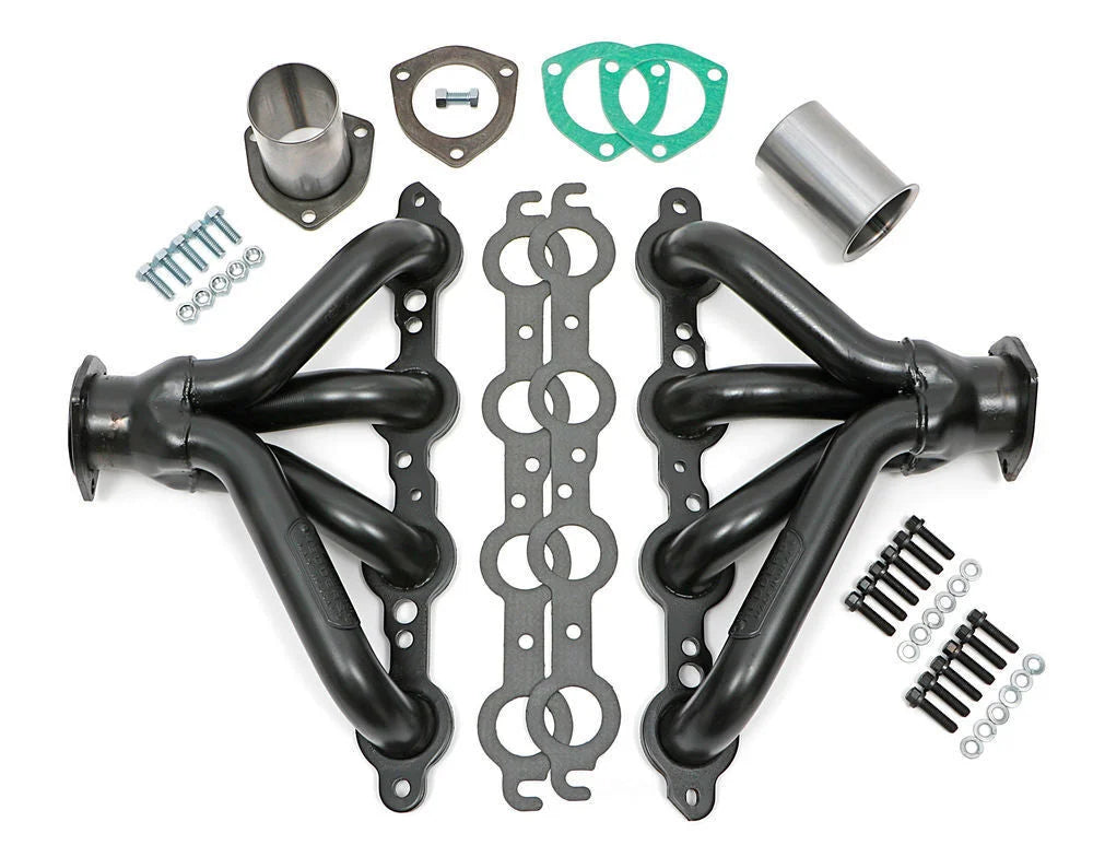 Hedman Hedders BLOCK HUGGER Headers, 1-1/2 in. Tubes, Uncoated 68520 fits Chevrolet LS Series Engine - Main Product View