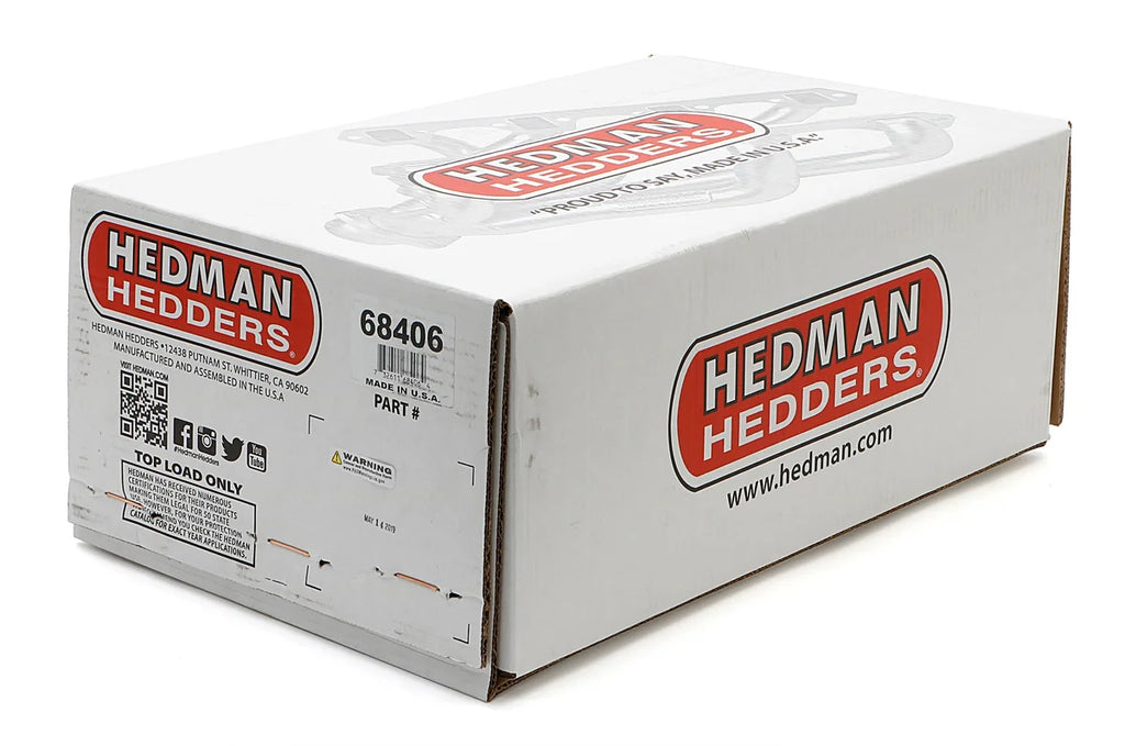 Hedman Hedders BLOCK HUGGER Headers; 1-5/8 in. Tubes; HTC Ceramic Coated fits Chevrolet Sb 283-400 - Additional View 9