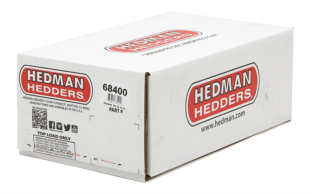 Hedman Hedders BLOCK HUGGER Headers; 1-5/8 in. Tubes; Uncoated fits Chevrolet Sb 283-400 - Additional View 7