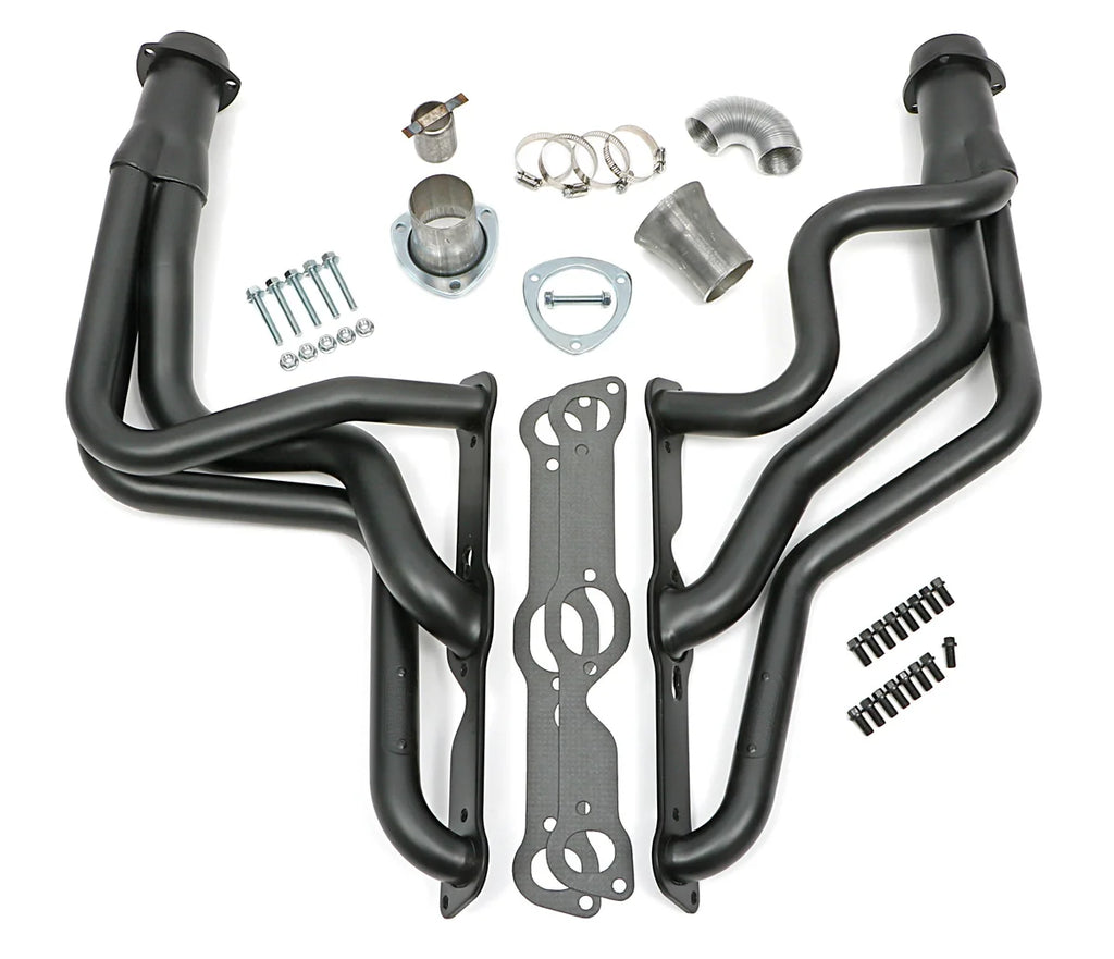 Hedman Hedders Black Long 3-Tube Headers for 1967-81 Pontiac Firebird with Pontiac V8 28143 - Main Product View