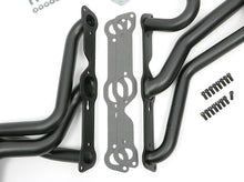 Load image into Gallery viewer, Hedman Hedders Black Long 3-Tube Headers for 1967-81 Pontiac Firebird with Pontiac V8 28143 - Side View