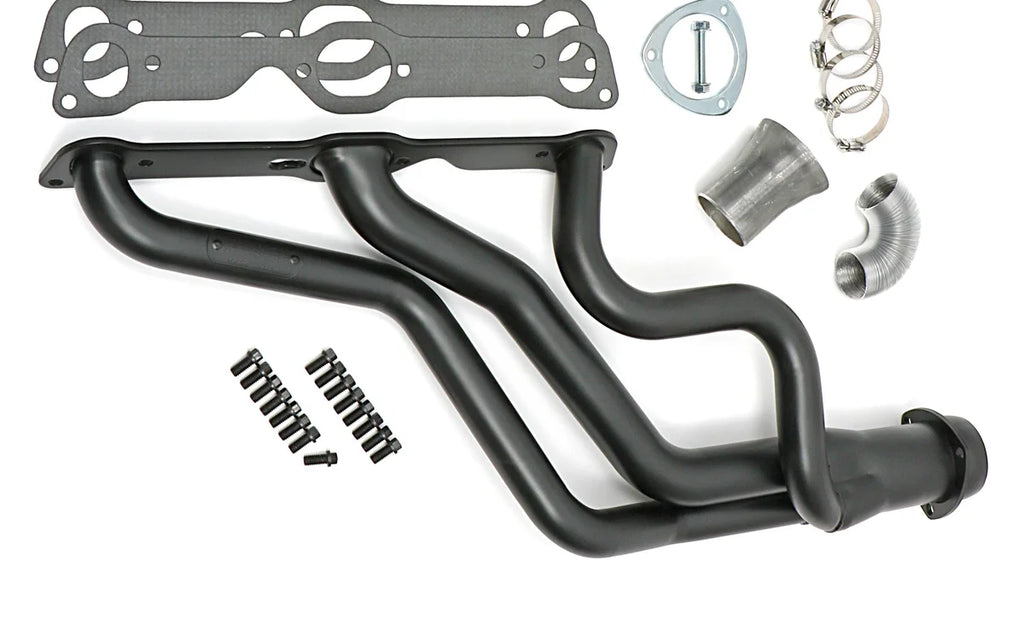 Hedman Hedders Black Long 3-Tube Headers for 1967-81 Pontiac Firebird with Pontiac V8 28143 - Additional View 5