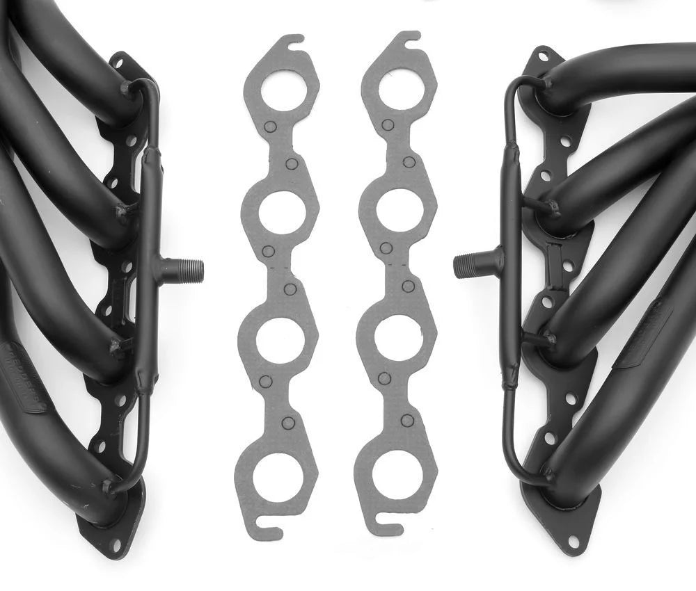 Hedman Hedders Black Mid-Length Headers w/A.I.R. 63611 fits 1965-1981 Chevrolet Bel Air / Biscayne / Brookwood / Camaro / ...