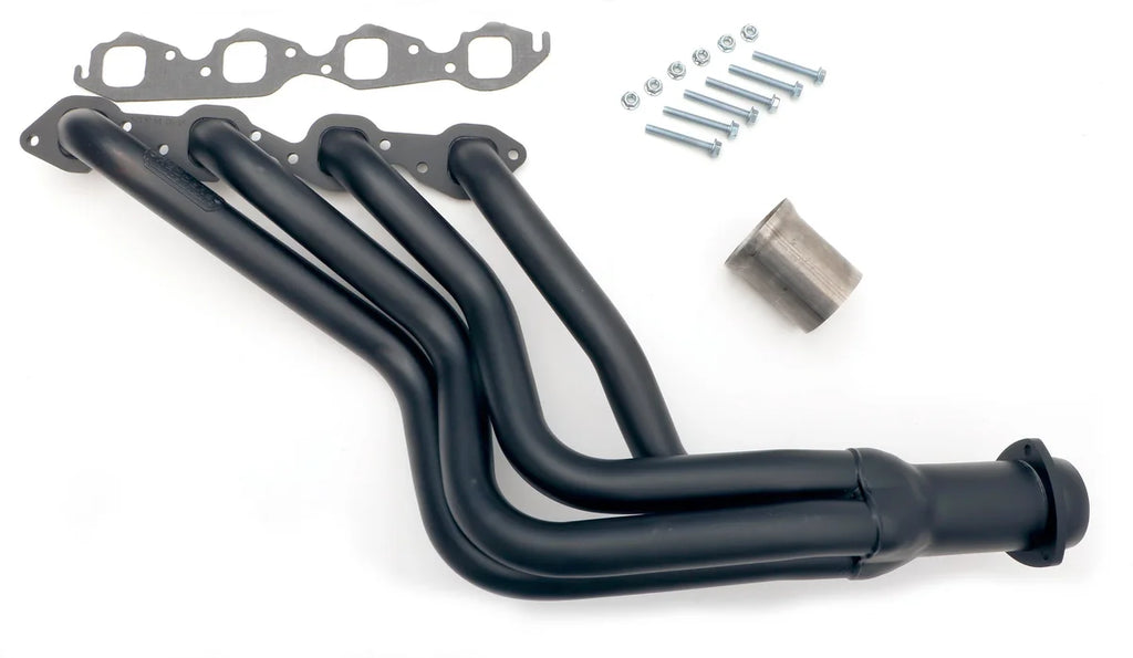 Hedman Hedders Black Stainless Long-tube Headers For 64-77 Chevelle with 396-502 62193 - Side View