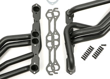 Load image into Gallery viewer, Hedman Hedders HD Black Long-Tube Headers 63890 fits 1967-1969 1975-1980 Chevrolet / GMC - Back View