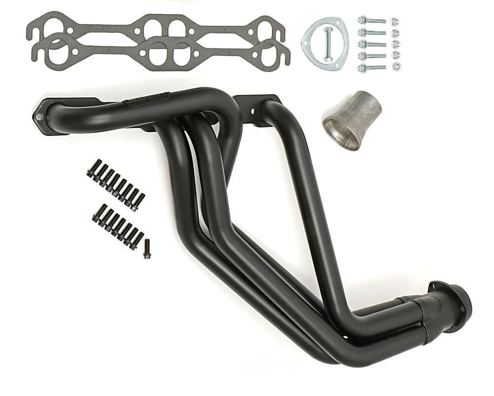 Hedman Hedders HD Black Long-Tube Headers 63890 fits 1967-1969 1975-1980 Chevrolet / GMC - Installation View