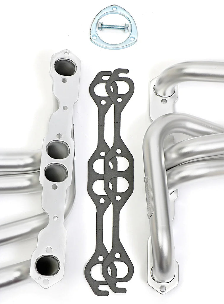 Hedman Hedders HD Silver Long-Tube Clutch Headers fits 1967-1991 Chevrolet / GMC 283-400 - Installation View