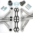 Load image into Gallery viewer, Hedman Hedders HD Silver Long-Tube Headers 69830 fits 1967-1991 Gm Trucks 283-400 4WD - Installation View