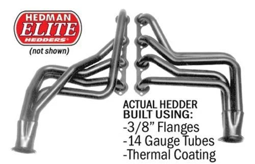 Hedman Hedders HD Silver Long-Tube Headers 89358 fits 1980-1996 Ford Bronco / F-150 / F-250 / F-350 - Main Product View