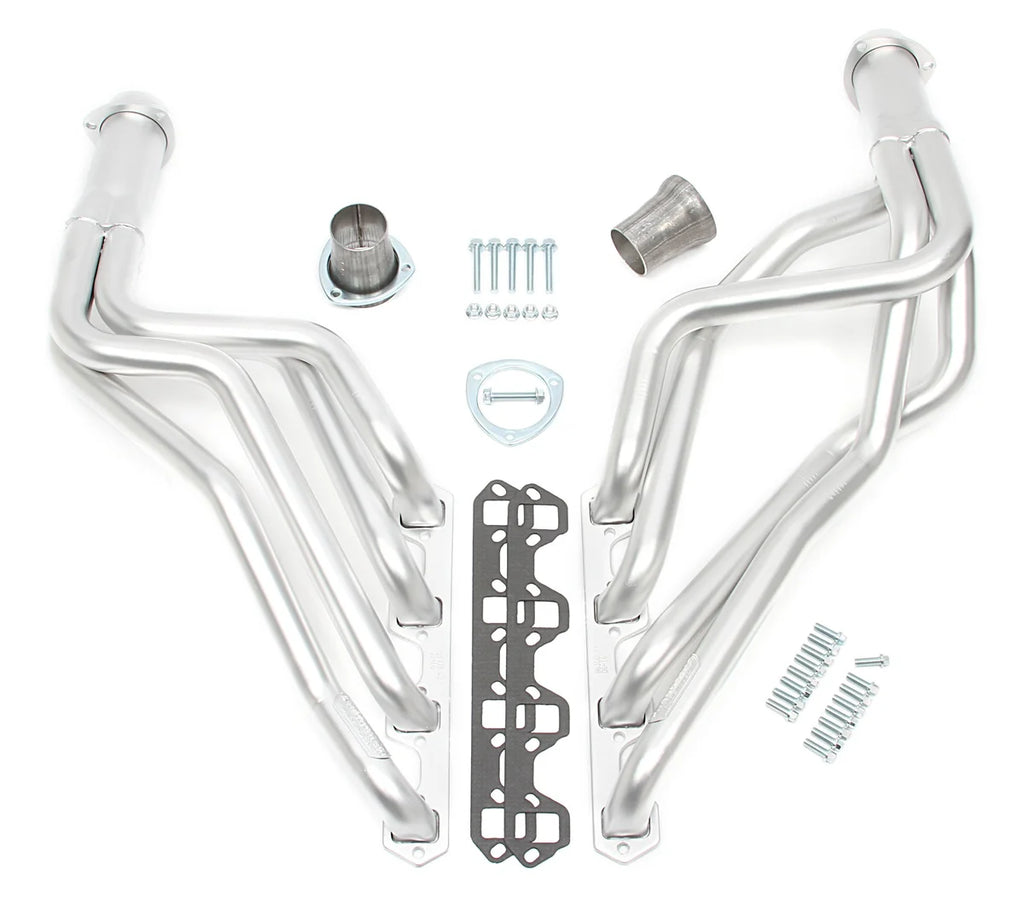 Hedman Hedders HD Silver Long-Tube Headers fits 1964-1977 Ford / Mercury 260-351W - Main Product View