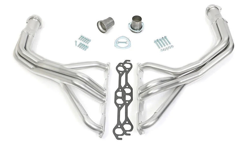 Hedman Hedders H.D. Silver Long-Tube Swap Headers 69518 fits 1980-1983 Jeep CJ5 / CJ7 - Main Product View