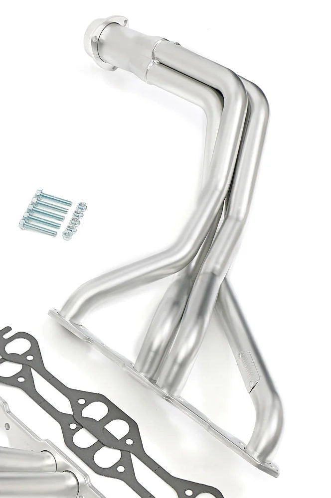 Hedman Hedders H.D. Silver Long-Tube Swap Headers 69518 fits 1980-1983 Jeep CJ5 / CJ7 - Installation View