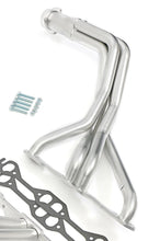 Load image into Gallery viewer, Hedman Hedders H.D. Silver Long-Tube Swap Headers 69518 fits 1980-1983 Jeep CJ5 / CJ7 - Installation View