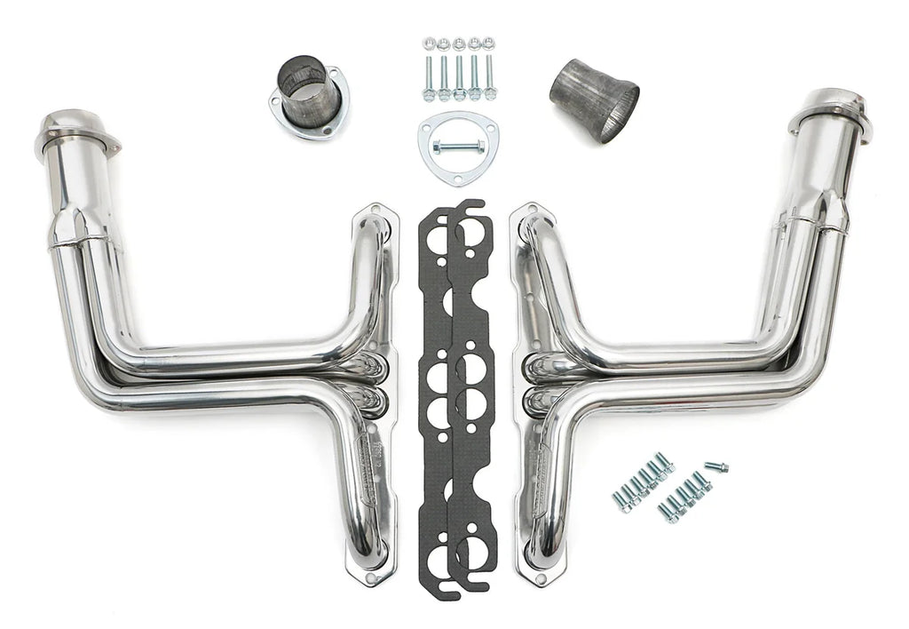 Hedman Hedders HTC Coated Headers; 1-1/2 in. Tube Dia.; 3 in. Coll.; FULL LENGTH Design fits 1960-1966 Chevrolet C10 Picku...