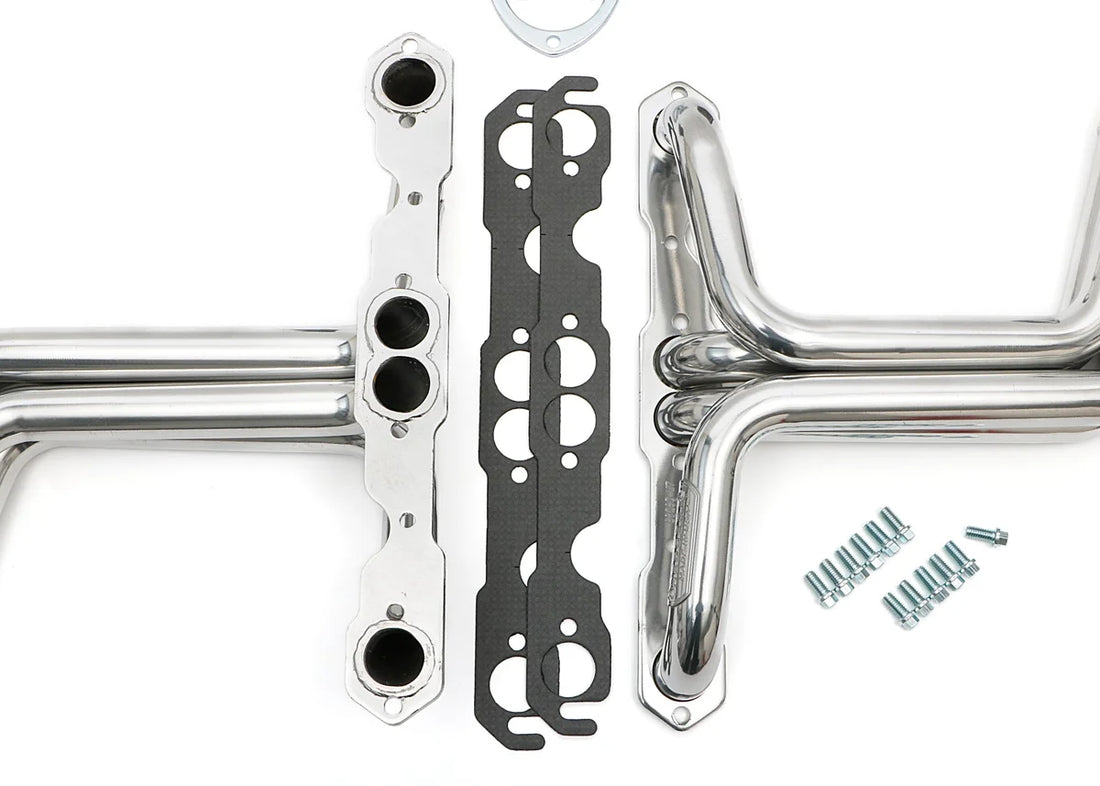 Hedman Hedders HTC Coated Headers; 1-1/2 in. Tube Dia.; 3 in. Coll.; FULL LENGTH Design fits 1960-1966 Chevrolet C10 Picku...