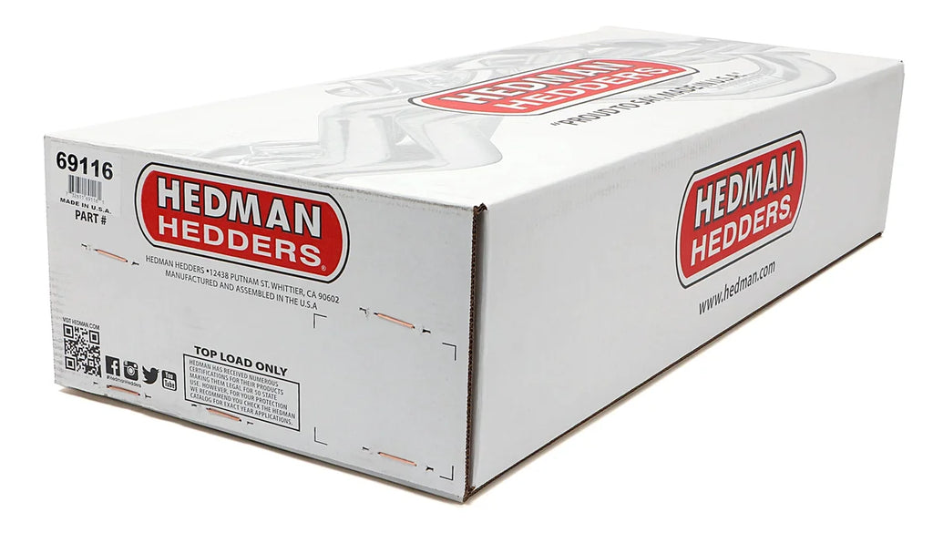 Hedman Hedders HTC Coated Headers; 1-3/4 in. Tube Dia.; 3 in. Coll.; FULL LENGTH Design fits 1968-1974 Chevrolet C10 Picku...