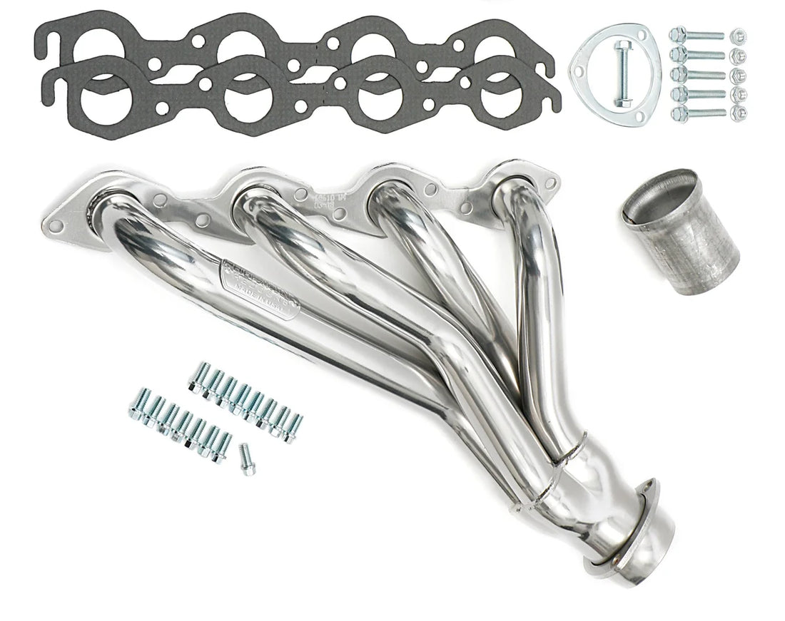 Hedman Hedders HTC Coated Headers; 1-3/4 in. Tube Dia.; 3 in. Coll.; Mid-Length Design fits 1965-1981 Chevrolet Bel Air / ...