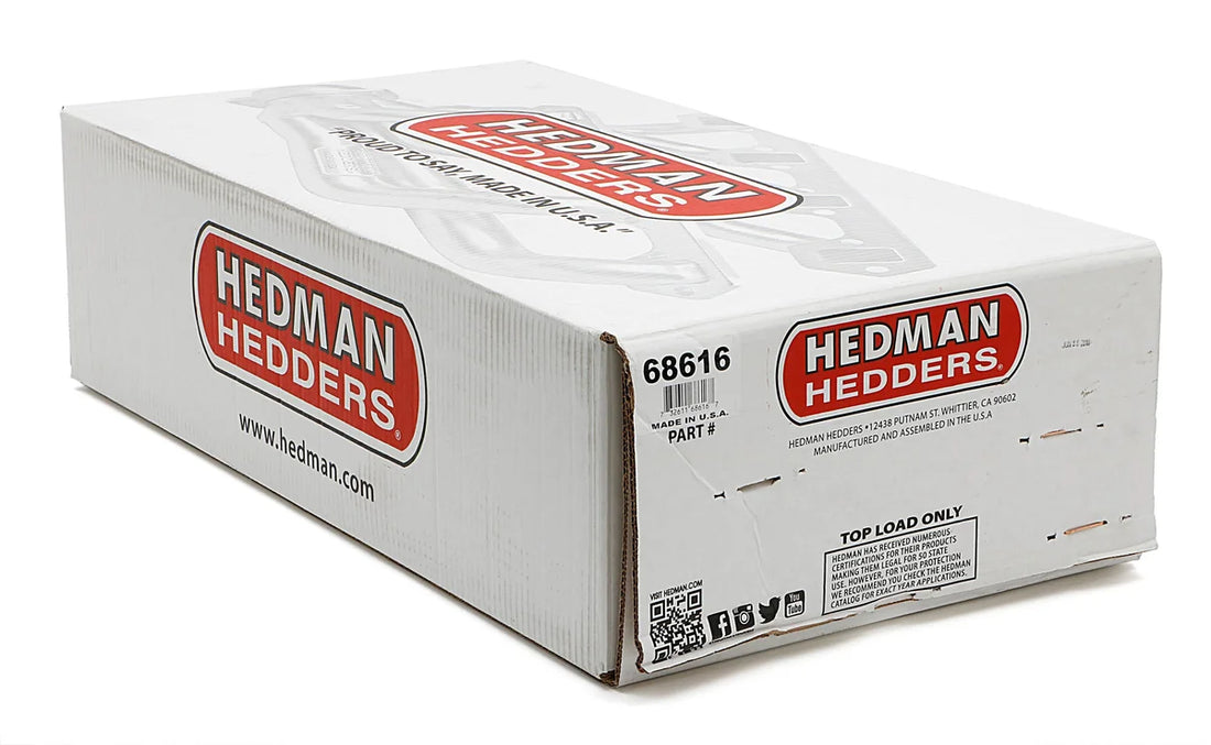 Hedman Hedders HTC Coated Headers; 1-3/4 in. Tube Dia.; 3 in. Coll.; Mid-Length Design fits 1965-1981 Chevrolet Bel Air / ...