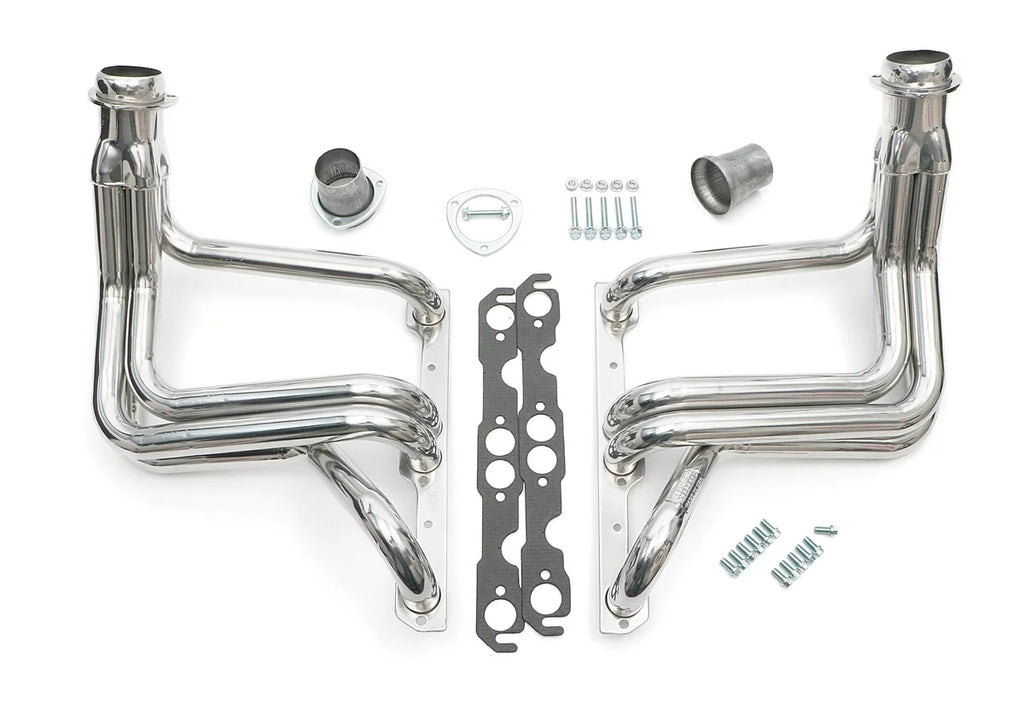 Hedman Hedders HTC Coated Headers; 1-5/8 in. Tube Dia.; 3 in. Coll.; FULL LENGTH Design fits 1958-1964 Chevrolet Bel Air /...