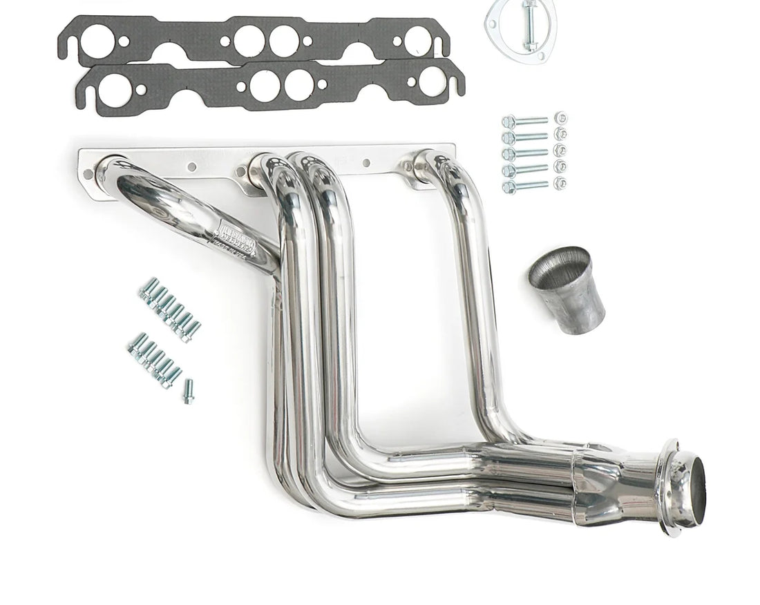 Hedman Hedders HTC Coated Headers; 1-5/8 in. Tube Dia.; 3 in. Coll.; FULL LENGTH Design fits 1958-1964 Chevrolet Bel Air /...