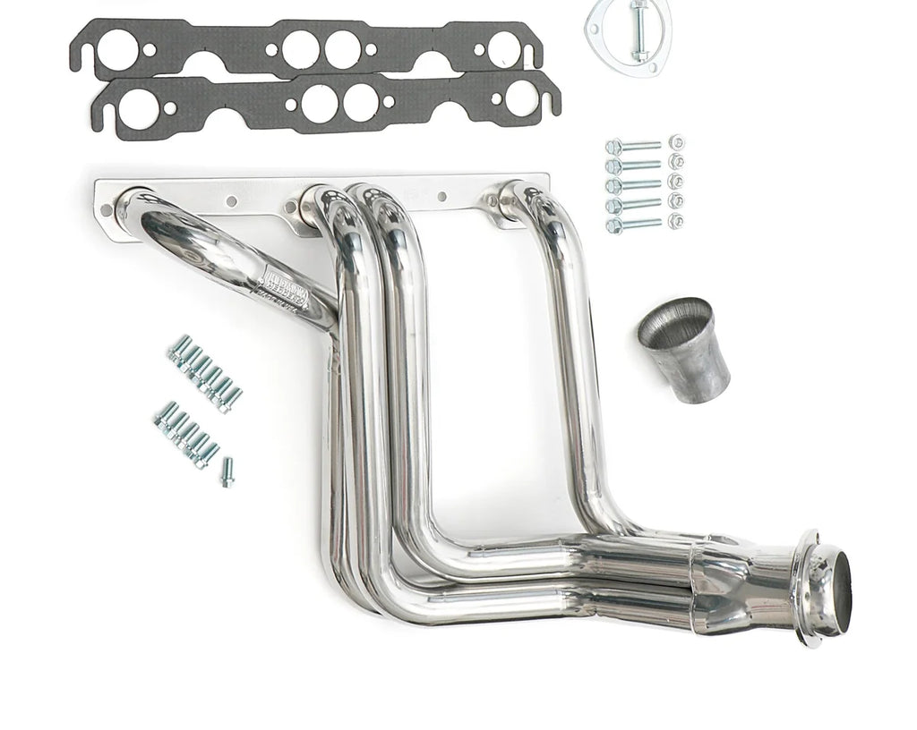 Hedman Hedders HTC Coated Headers; 1-5/8 in. Tube Dia.; 3 in. Coll.; FULL LENGTH Design fits 1958-1964 Chevrolet Bel Air /...