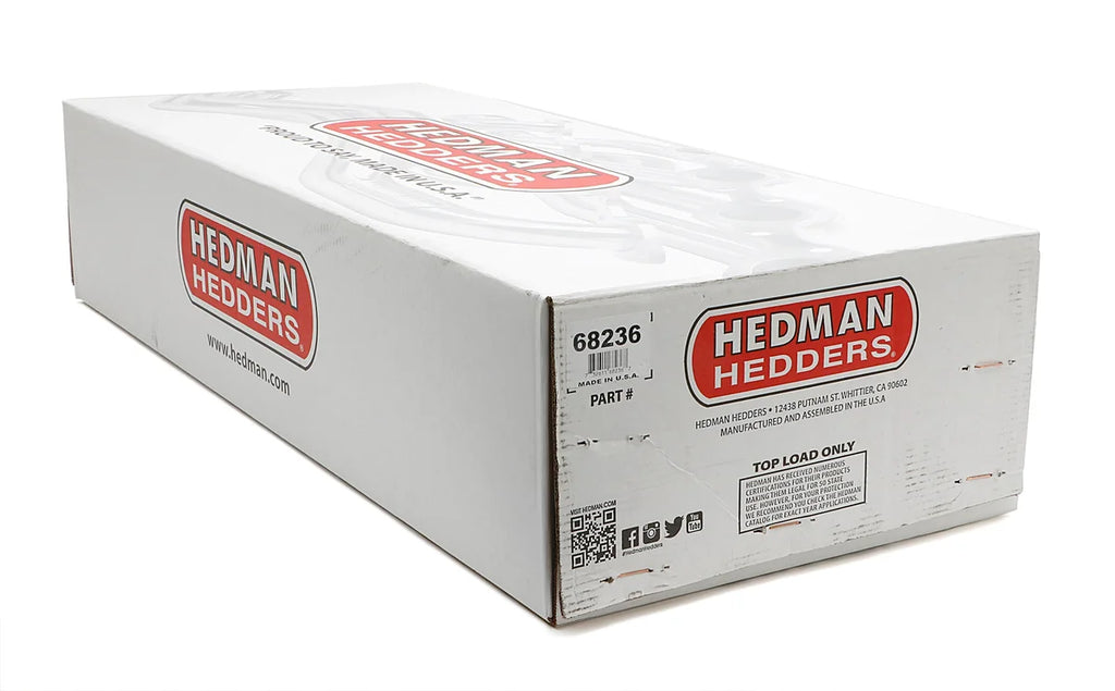 Hedman Hedders HTC Coated Headers; 1-5/8 in. Tube Dia.; 3 in. Coll.; FULL LENGTH Design fits 1958-1964 Chevrolet Bel Air /...