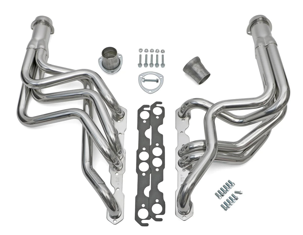 Hedman Hedders HTC Coated Headers; 1-5/8 in. Tube Dia.; 3 in. Coll.; FULL LENGTH Design fits 1964-1993 Chevrolet Bel Air /...