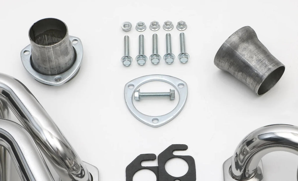 Hedman Hedders HTC Coated Headers; 1-5/8 in. Tube Dia.; 3 in. Coll.; FULL LENGTH Design fits 1964-1993 Chevrolet Bel Air /...
