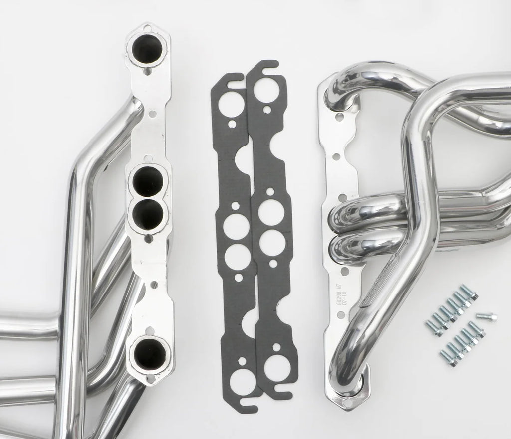 Hedman Hedders HTC Coated Headers; 1-5/8 in. Tube Dia.; 3 in. Coll.; FULL LENGTH Design fits 1964-1993 Chevrolet Bel Air /...