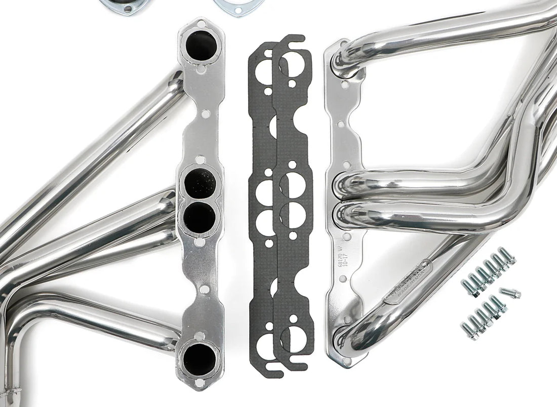 Hedman Hedders HTC Coated Headers; 1-5/8 in. Tube Dia.; 3 in. Coll.; FULL LENGTH Design fits 1965-1970 Chevrolet Bel Air /...