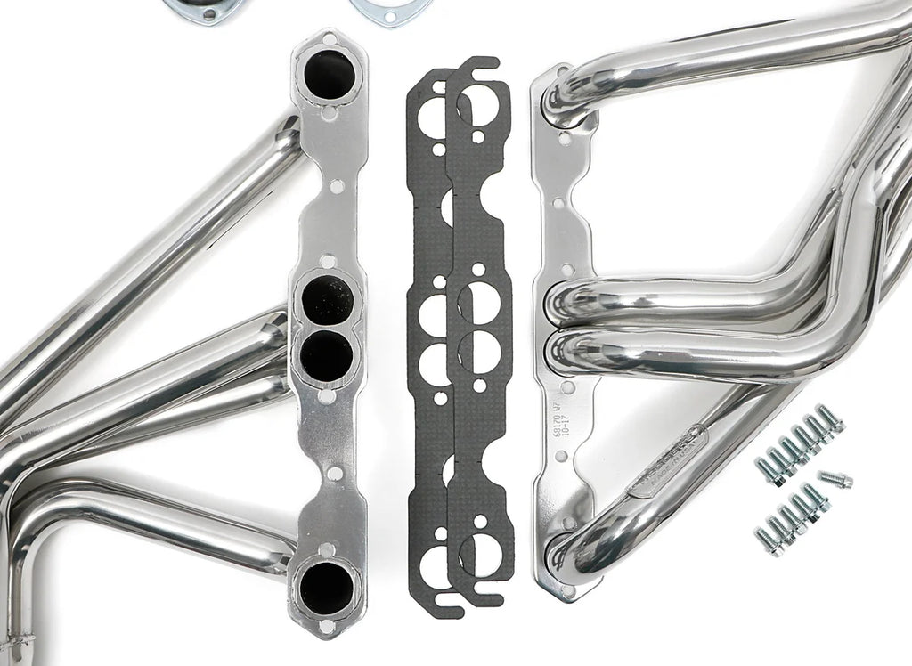 Hedman Hedders HTC Coated Headers; 1-5/8 in. Tube Dia.; 3 in. Coll.; FULL LENGTH Design fits 1965-1970 Chevrolet Bel Air /...