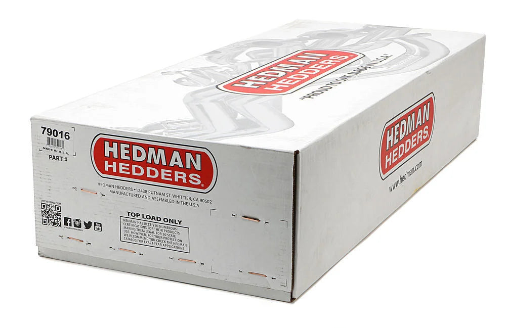 Hedman Hedders HTC Coated Headers; 1-5/8 in. Tube Dia; 3 in. Coll; FULL LENGTH Design 79016 fits 1968-1971 Dodge D100 Pick...