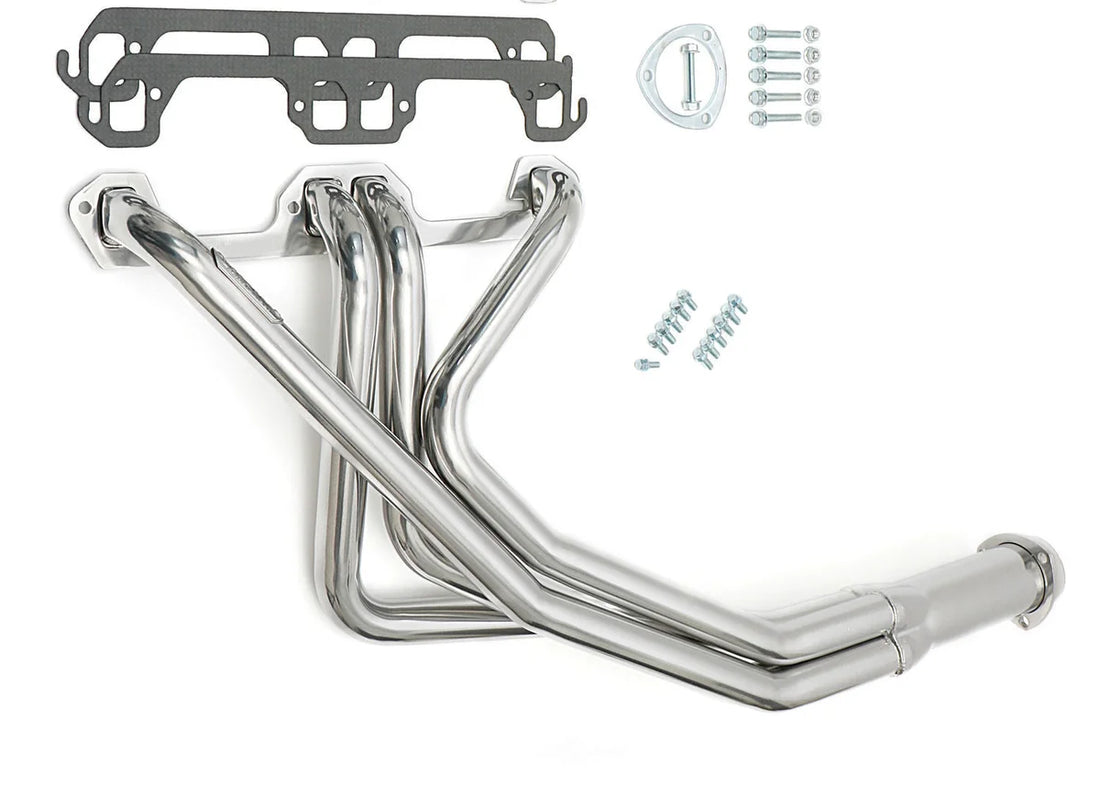 Hedman Hedders HTC Coated Headers; 1-5/8 in. Tube Dia; 3 in. Coll; FULL LENGTH Design 79016 fits 1968-1971 Dodge D100 Pick...