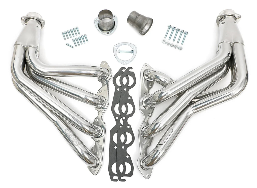 Hedman Hedders HTC Coated Headers; 2 in. Tube Dia.; 3 in. Coll.; FULL LENGTH Design fits 1965-1982 Chevrolet Corvette - Ma...