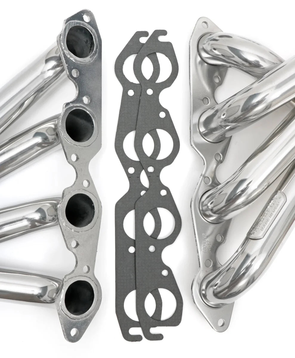 Hedman Hedders HTC Coated Headers; 2 in. Tube Dia.; 3 in. Coll.; FULL LENGTH Design fits 1965-1982 Chevrolet Corvette - Ba...
