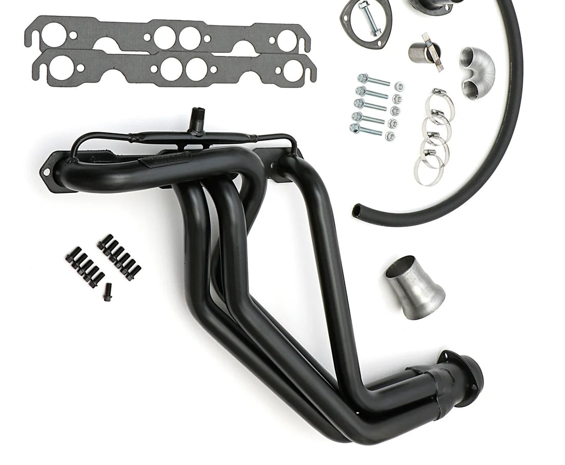 Hedman Hedders LONG-TUBE E.O. HEADERS With A.I.R. 69091 fits 1967-1991 Gm Trucks / Suvs 283-400 - Additional View 5
