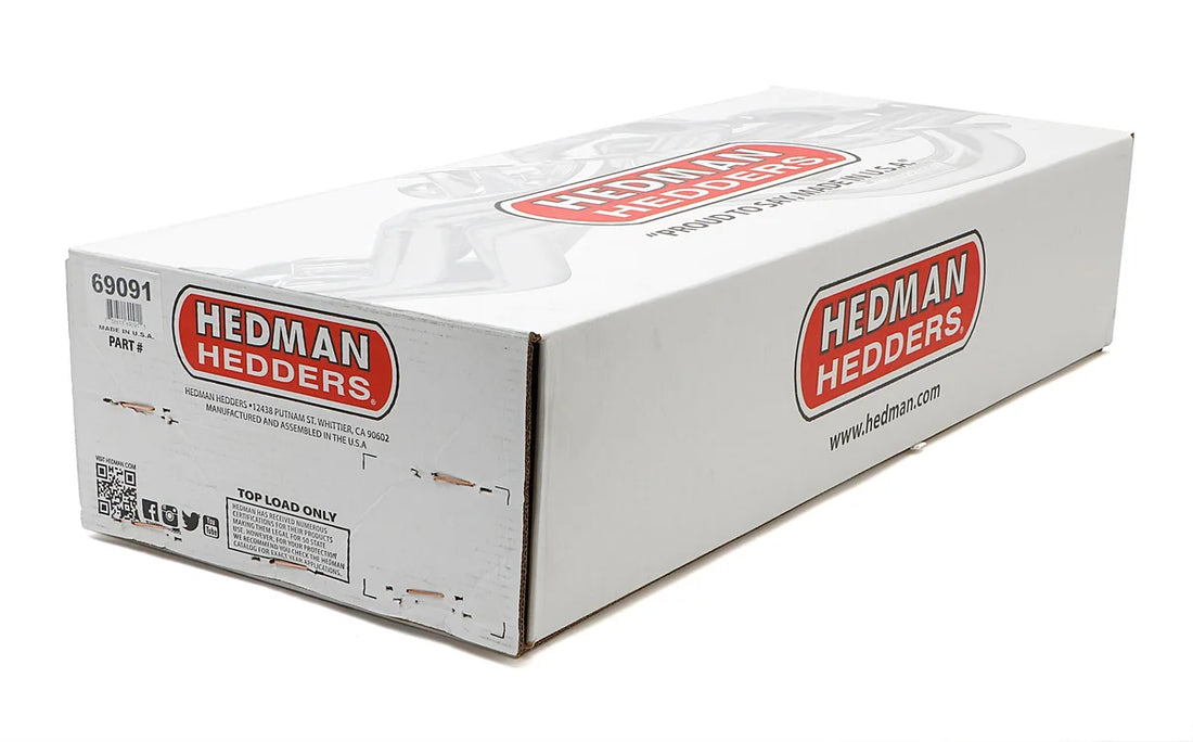 Hedman Hedders LONG-TUBE E.O. HEADERS With A.I.R. 69091 fits 1967-1991 Gm Trucks / Suvs 283-400 - Package Contents