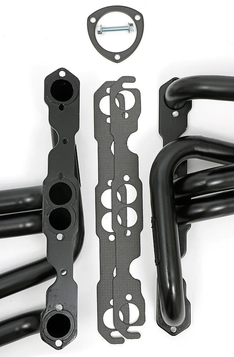 Hedman Hedders Long-Tube Clutch Clearance Headers fits 1967-1991 Chevrolet / GMC 283-400 - Back View