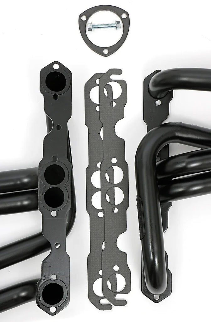 Hedman Hedders Long-Tube Clutch Clearance Headers fits 1967-1991 Chevrolet / GMC 283-400 - Back View