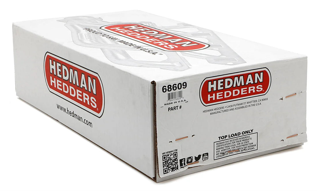 Hedman Hedders Mid-Length D-Port Headers 68609 fits 1967-1981 Chevrolet Camaro / Nova / G-Body 283-400 - Package Contents