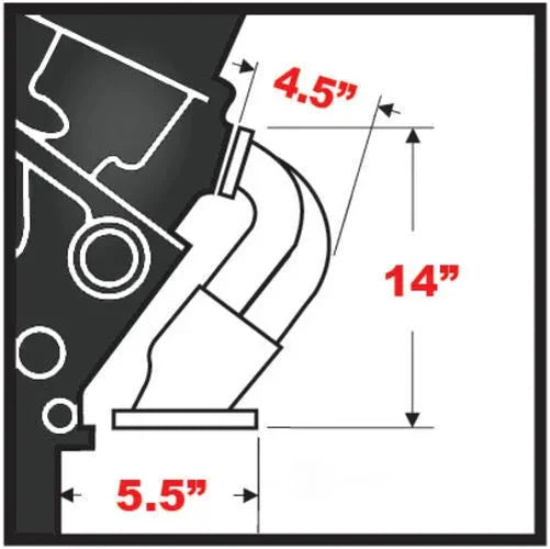 Hedman Hedders Mid-Length Headers 78070 fits 1966-1974 Dodge / Plymouth - Installation View