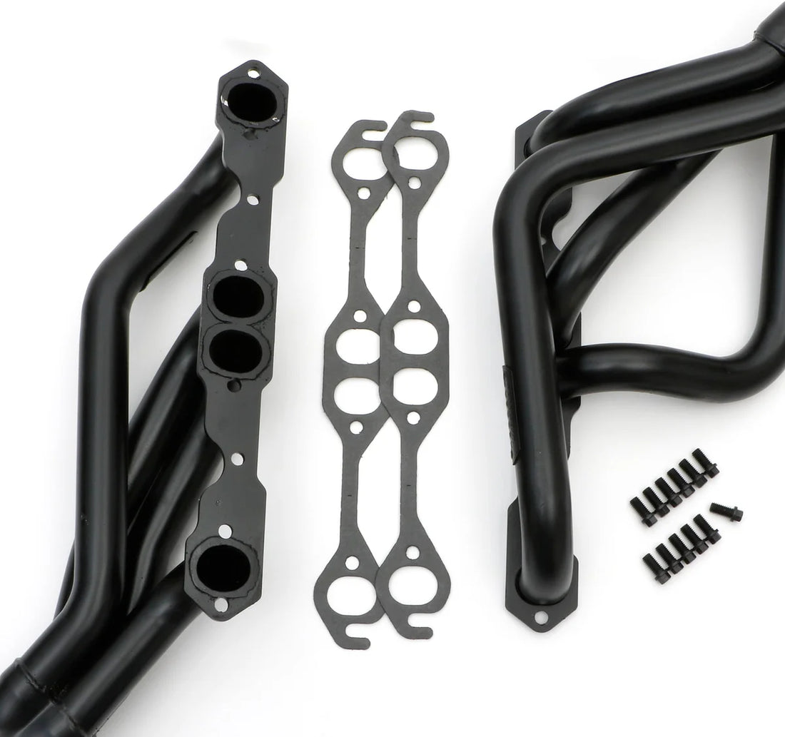 Hedman Hedders Mid-Length Headers - Close Ratio Steering 68620 fits 1978-1987 G-Body 283-400 - Additional View 5