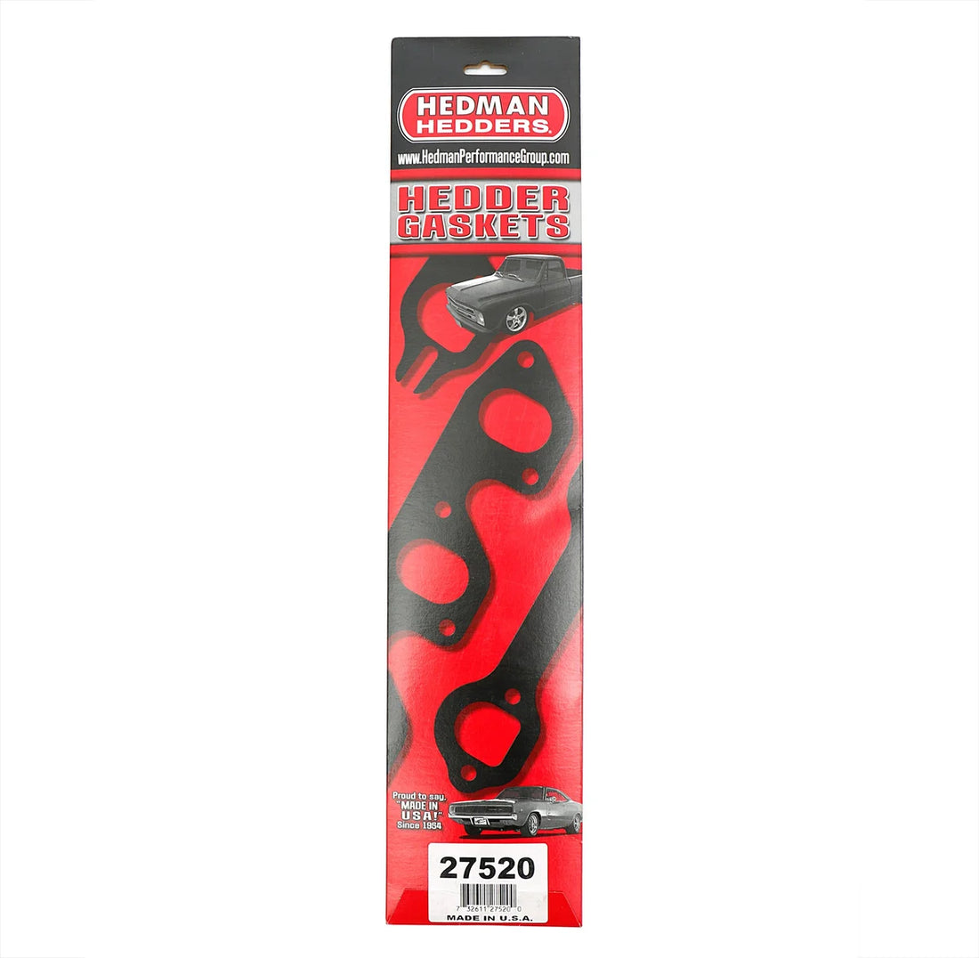 Hedman Hedders Replacement Gaskets For Hedman's Oval-Port SB Chevy Headers 27520 - Installation View