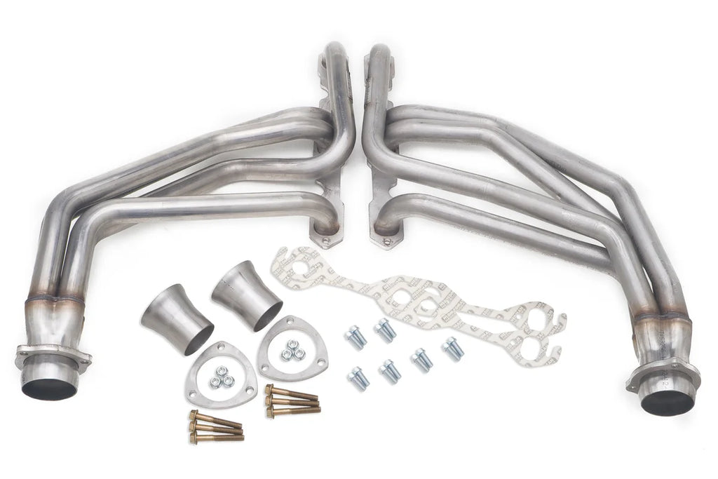 Hedman Hedders STAINLESS HEADERS; LONG; 67-91 2WD/4WD SB CHEVY TRUCKS/SUVS; 1-5/8 IN.- UNCOATED 62090 - Main Product View