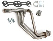Load image into Gallery viewer, Hedman Hedders STAINLESS HEADERS; LONG; 67-91 2WD/4WD SB CHEVY TRUCKS/SUVS; 1-5/8 IN.- UNCOATED 62090 - Back View